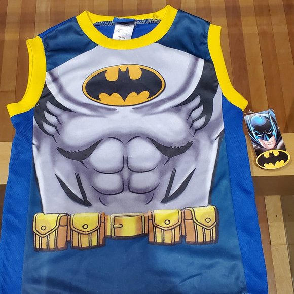 3 for $30 / NWT Batman Tank Top & Track Shorts Set - Picture 2 of 5